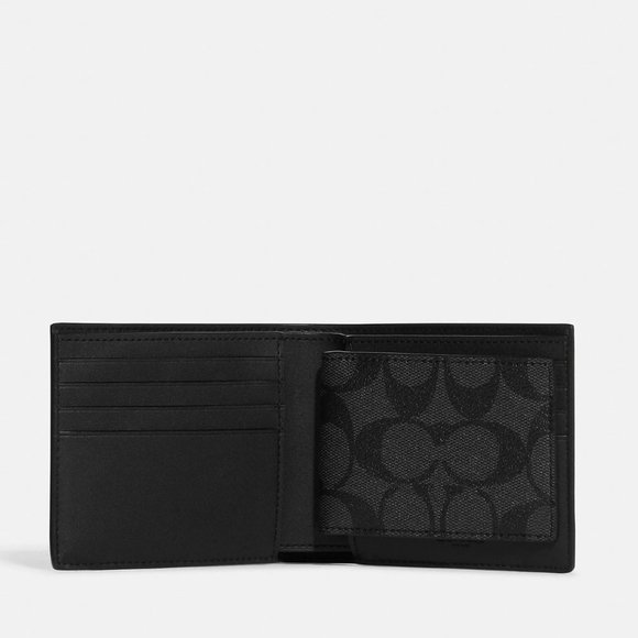 🥰 Coach Disney X Coach 3 In 1 Wallet In Signature Canvas With Patches - Picture 3 of 9